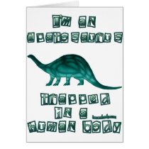 I'm an Apatosaurus Cards