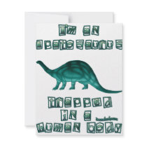 I'm an Apatosaurus Announcements