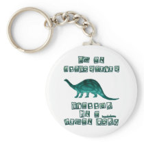 I'm an Apatosaurus Key Chain