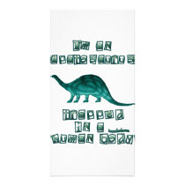 I'm an Apatosaurus Personalized Photo Card