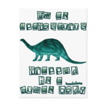 I'm an Apatosaurus Post Cards