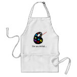 I'm an Artist Colorful Painting Apron
