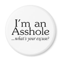 Im An Asshole Whats Your Excuse Refrigerator Magnets