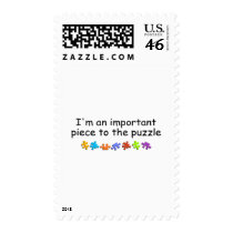 Im An Important Piece Of The Puzzle Stamp