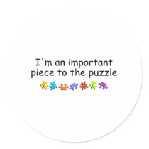 Im An Important Piece Of The Puzzle Stickers