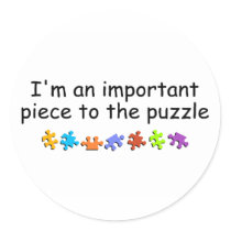 Im An Important Piece Of The Puzzle Stickers