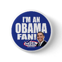 I'm An Obama Fan Button 