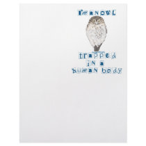 I'm an Owl letterhead