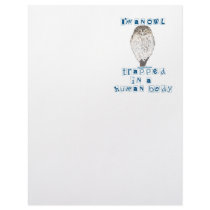 I'm an Owl letterhead
