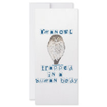 I'm an Owl rack cards