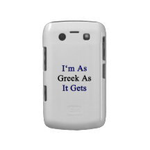 I'm As Greek As It Gets Blackberry Bold Covers
