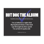 I'm as lethal as a right click postcards