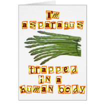 I'm Asparagus Cards