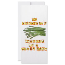 I'm Asparagus Full Color Rack Card