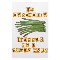 I'm Asparagus Personalized Stationery
