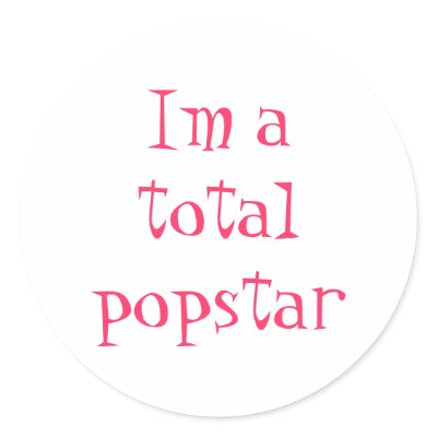 Im atotalpopstar Sticker by creator555