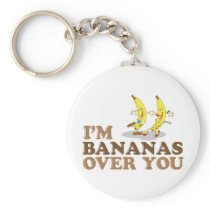 I'm Bananas Over You - Dancing Bananas Keychain