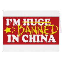 I'm banned in China cards