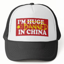 I'm banned in China hats