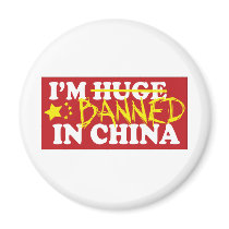 I'm banned in China magnets by worldsfair I'm banned in China magnets