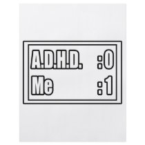 I'm Beating A.D.H.D. (Scoreboard) Custom Flyer