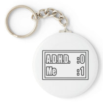 I'm Beating A.D.H.D. (Scoreboard) Key Chain