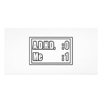 I'm Beating A.D.H.D. (Scoreboard) Photo Greeting Card