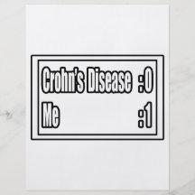 I'm Beating Crohn's Disease (Scoreboard) Personalized Flyer