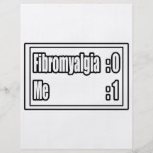 I'm Beating Fibromyalgia (Scoreboard) Full Color Flyer
