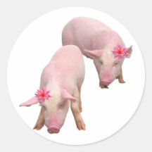 I'm Beautiful Round Stickers