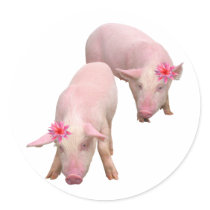 I'm Beautiful Round Stickers