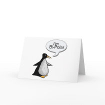 I'm Bi-Polar Greeting Cards