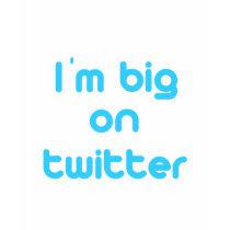 Im big on twitter