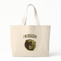 I'm Bigger Bear Canvas Bag