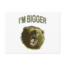 I'm Bigger Bear Postcards