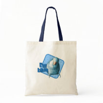 I'm Blue Quaker Parakeet Tote Bag by MenagerieMayhem I'm Blue Quaker Parakeet Tote Bag