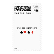 I'm bluffing T-shirt Postage