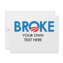 I'm Broke invitations by antiobama I'm Broke invitations