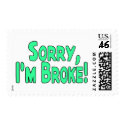 I'm Broke postage by goldnsun I'm Broke postage