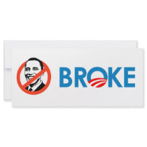 I'm Broke rack cards by antiobama I'm Broke rack cards