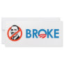 I'm Broke Custom Rack Cards