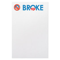 I'm Broke Stationery Design