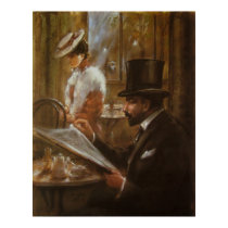 Im Cafe Bauer posters by Dividenda Im Cafe Bauer posters