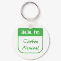 I'm carbon neutral key chain keychains by tagtees I'm carbon neutral key chain keychains