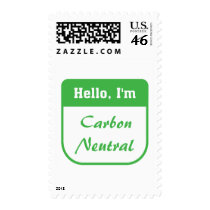 I'm carbon neutral stamps