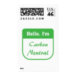 I'm carbon neutral stamps