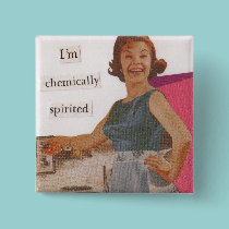 I'm Chemically Spirited buttons