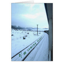 I'm coming home greeting card