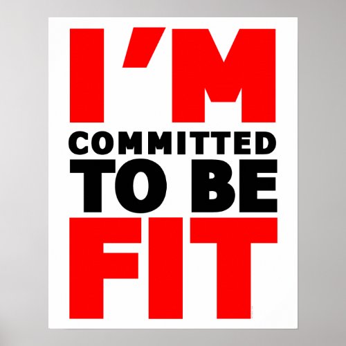 I&#39;m committed to be Fit Print