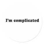 IM COMPLICATED STICKER
